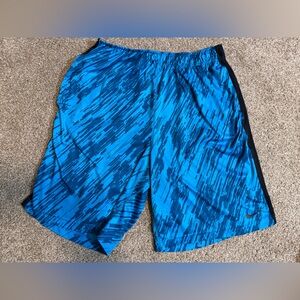 Nike men’s large Dri-FIT blue Athletic Shorts